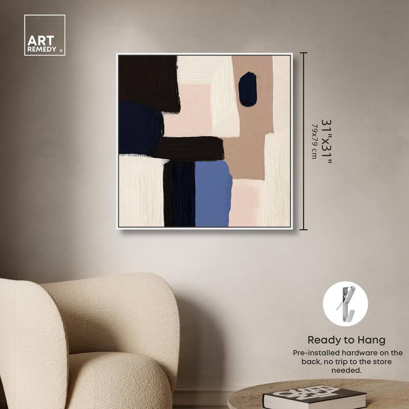 Blue Quietude II Canvas by Art Remedy