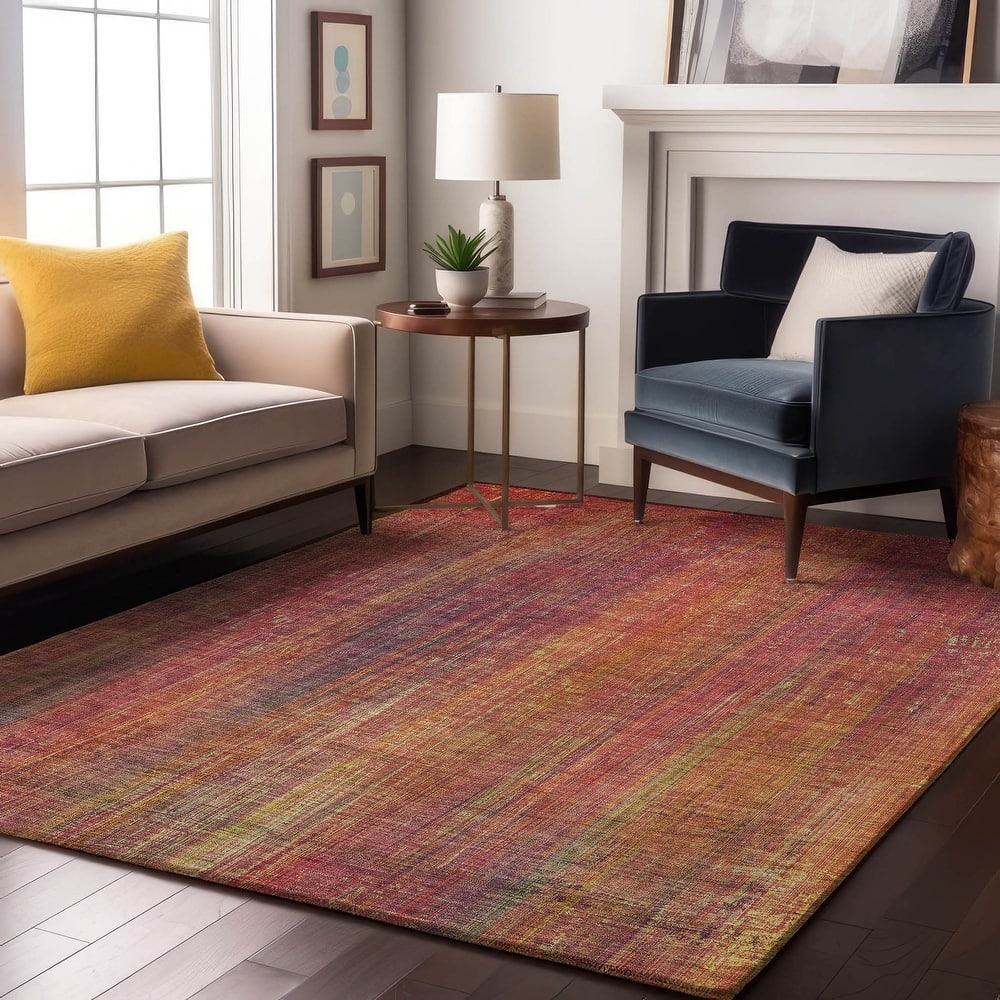 Premium Washable Super Soft Solid Abstract Mayfield Rug