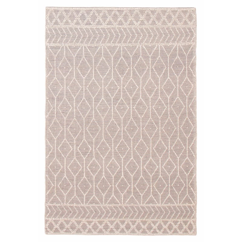 ECARPETGALLERY Braid weave Sienna Taupe Wool Rug - 5'11 x 8'10 - Taupe - 5'11 x 8'10