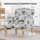 preview thumbnail 36 of 36, EROMMY Floral Accent Chair for Living Room, Upholstered Wingback Armchair with Pillow.