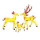 preview thumbnail 3 of 2, Novica Handmade Deer Lineage Handblown Glass Figurines (Set Of 3)