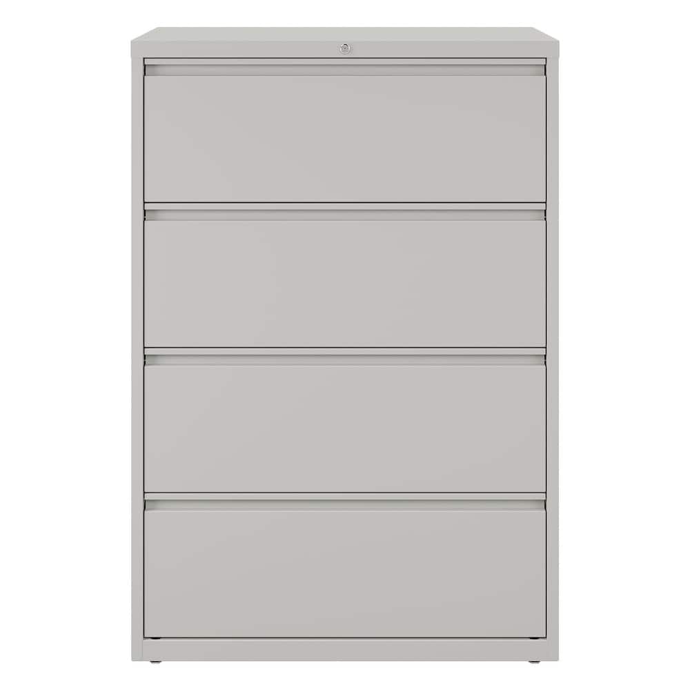 Hirsh 36-in Wide HL10000 Series 4 Drawer Lateral File Cabinet, White