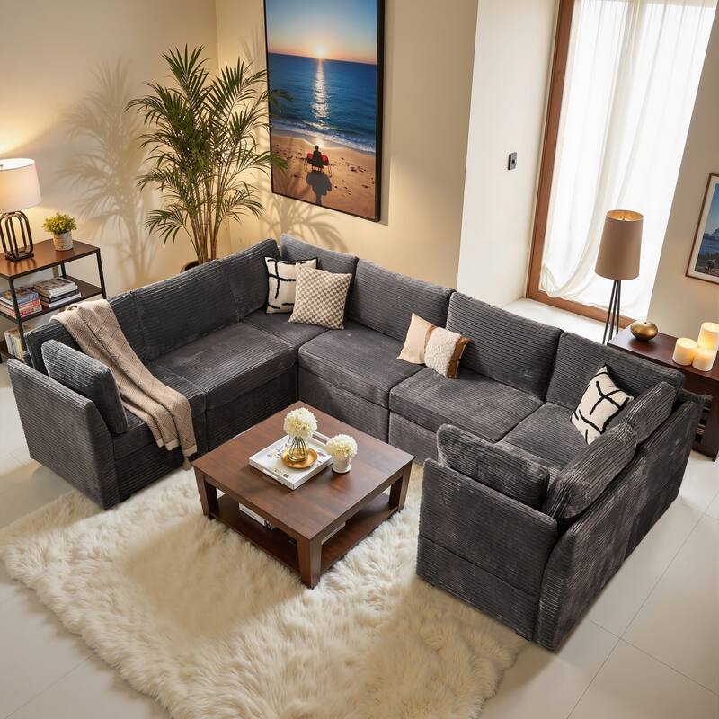 OVIOS Nordic Style Corner Sofa​