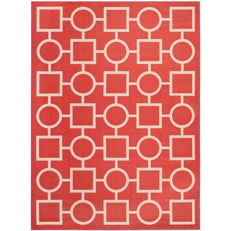 SAFAVIEH Courtyard Sharlene Indoor/ Outdoor Waterproof Patio Backyard Rug