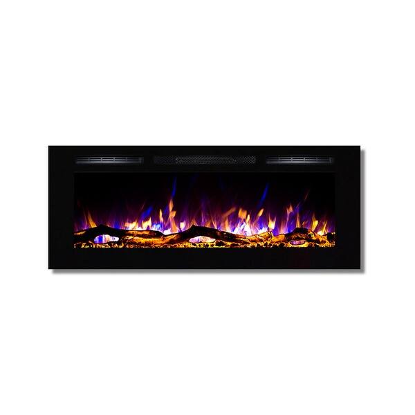 Shop Regal Flame Fusion 50 Log Built In Ventless Recessed Wall