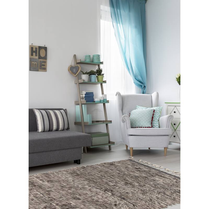 ECARPETGALLERY Hand-knotted Tangier Grey Wool Rug - 3'0 x 5'3