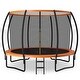 preview thumbnail 5 of 16, 12FT ASTM Approved Recreational Trampoline with Ladder-Black
