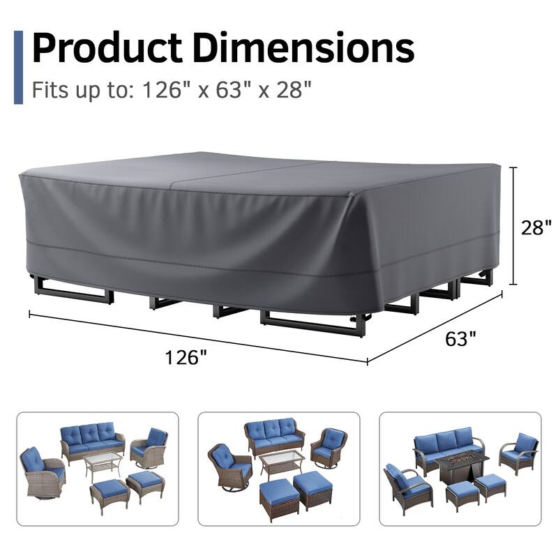 Outdoor Furniture Covers Waterproof Sofa Cover