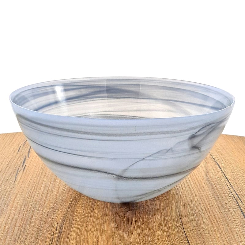 NUAGE Glass Serving Bowl - 10" - Graphite