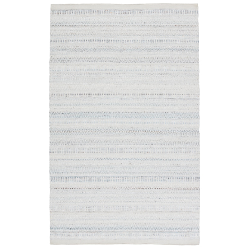 Harley Indoor/ Outdoor Tribal Area Rug - 2'X3' - Light Blue/Ivory