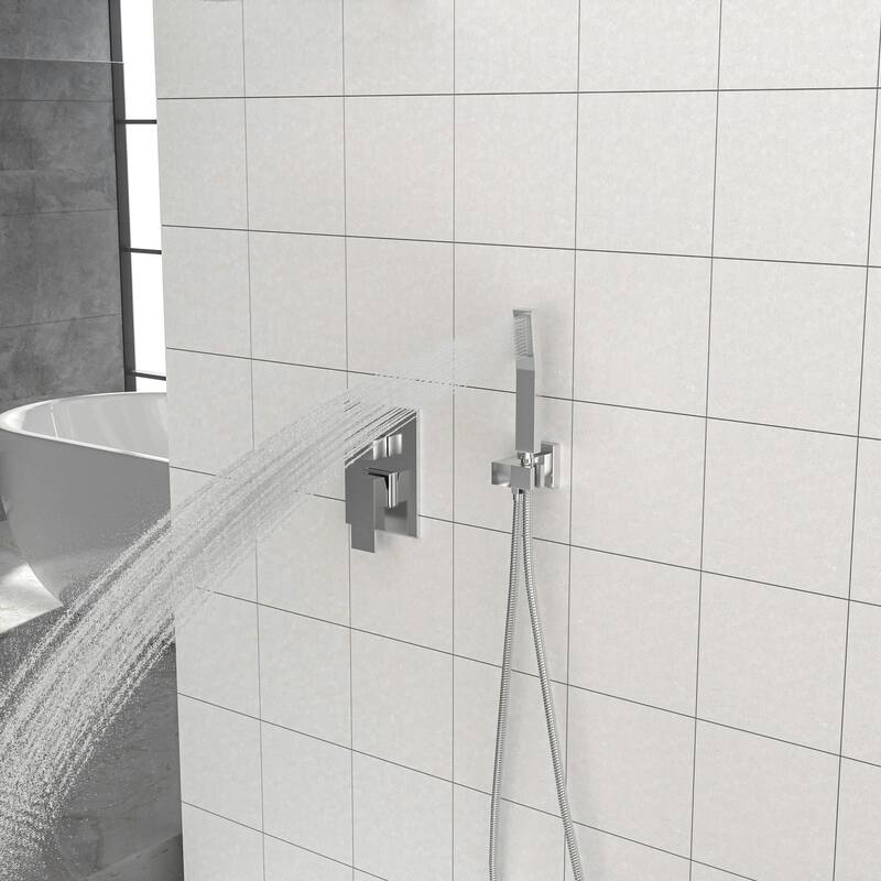 Wall Mounted Dual Shower Head Shower Set