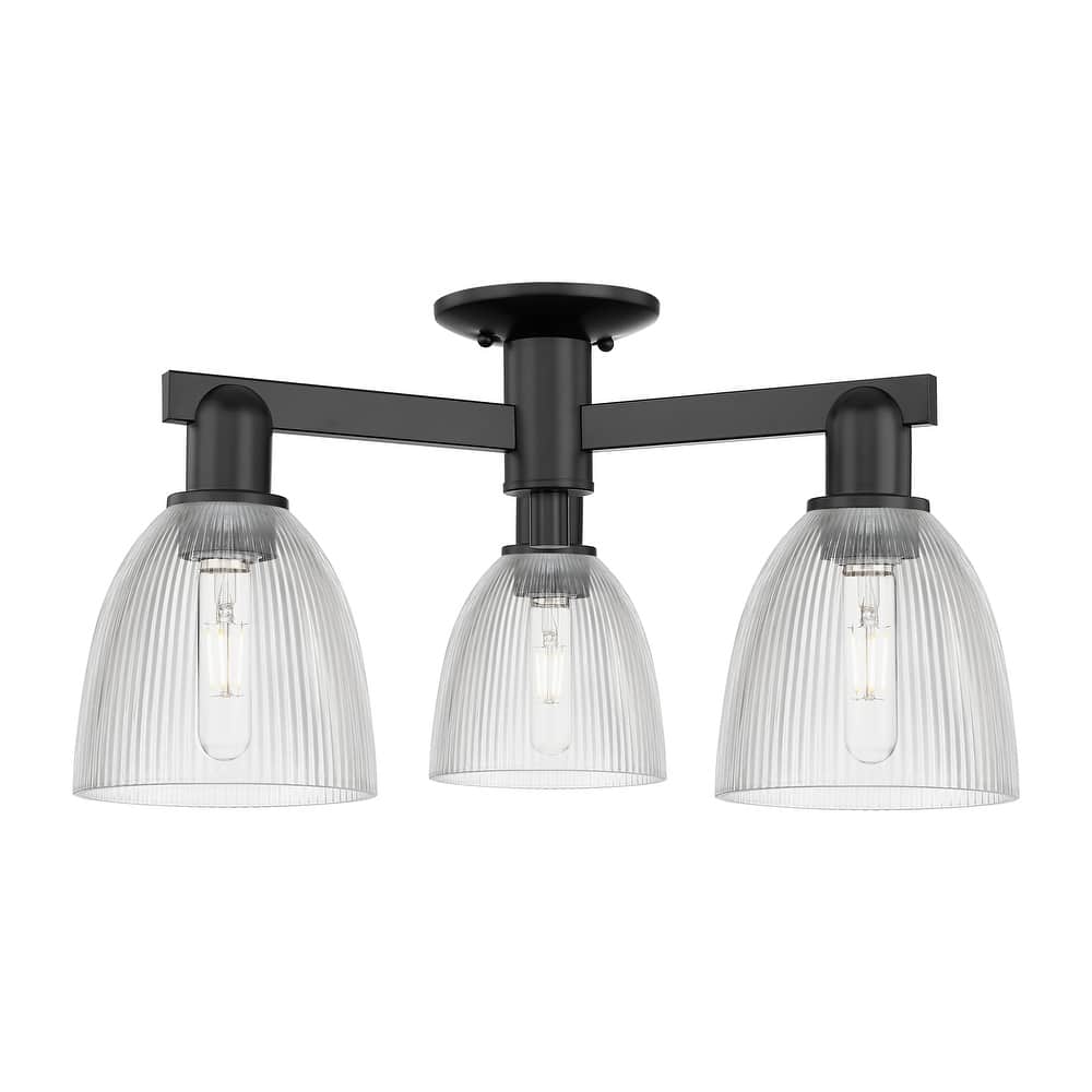 Innovations Lighting Endless Possibilities Arcadia - Castile - 3 Light 24" Semi-Flush Mount