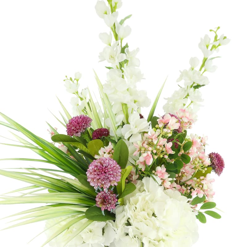 Mixed Bouquet with Dahlias, Delphiniums and Hydrangeas - 29
