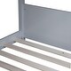 preview thumbnail 12 of 32, Twin Over Twin House Floor Bunk Bed with Headboards