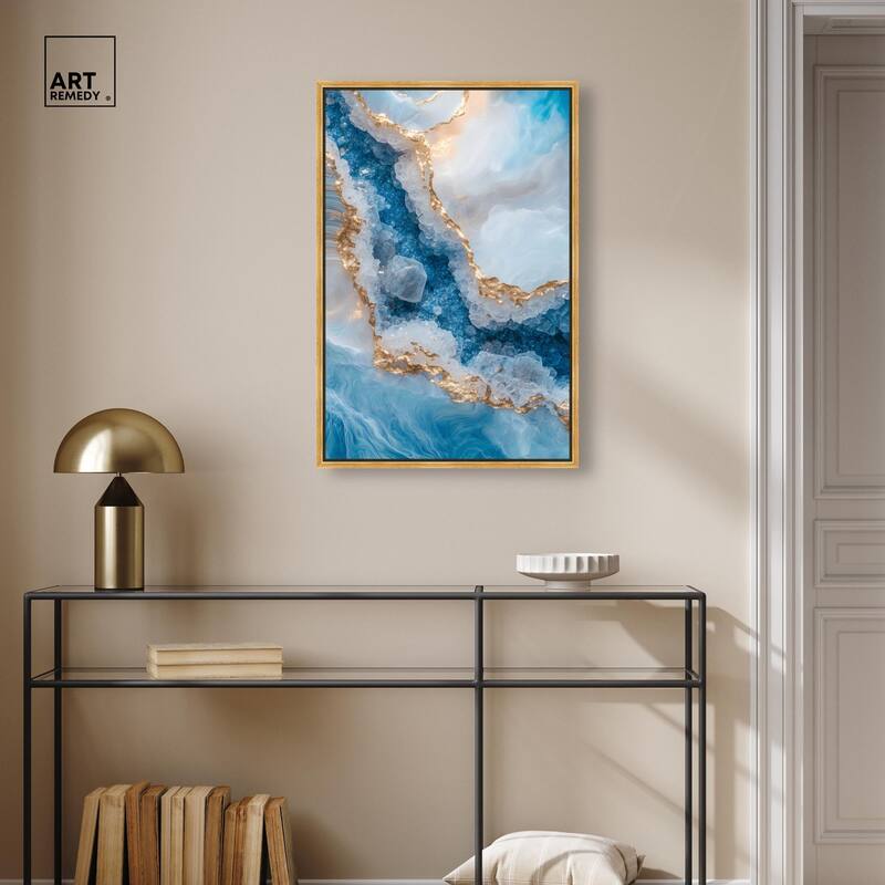 Molten Topaz I Canvas by Art Remedy