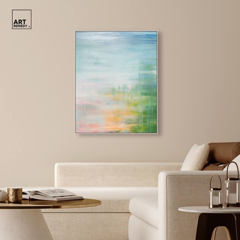 Peaceful Shore Canvas by Art Remedy