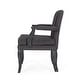 preview thumbnail 19 of 38, Drouin Upholstered Dining Chair (Set of 4) by Christopher Knight Home