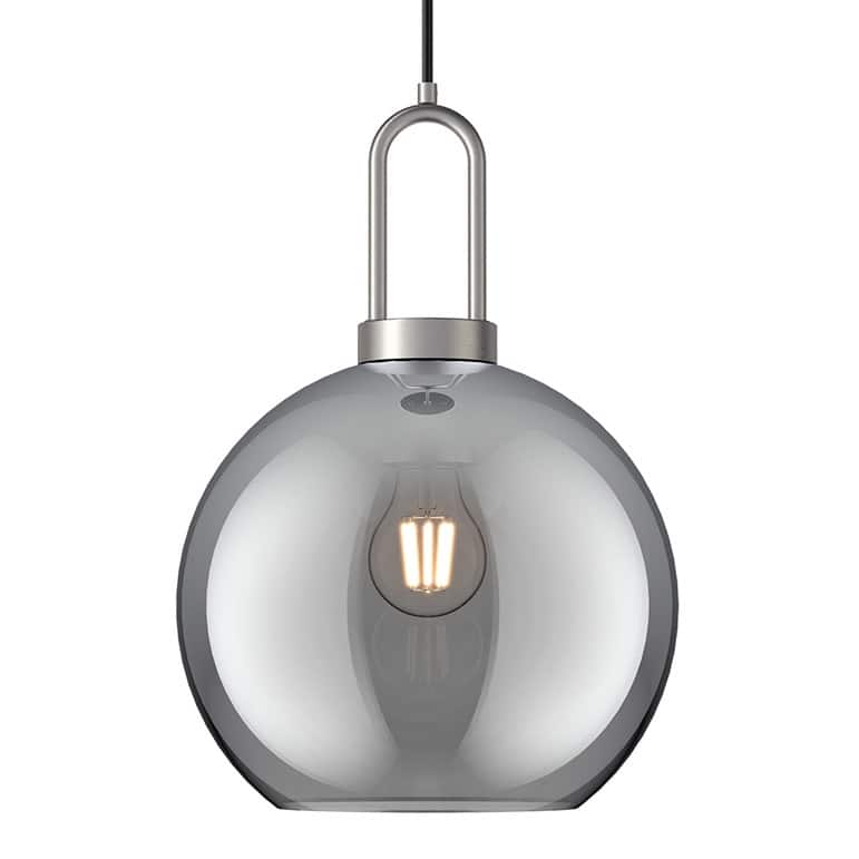 Alora Lighting PD601710SM Soji 10" Wide Mini Pendant with Smoked Glass