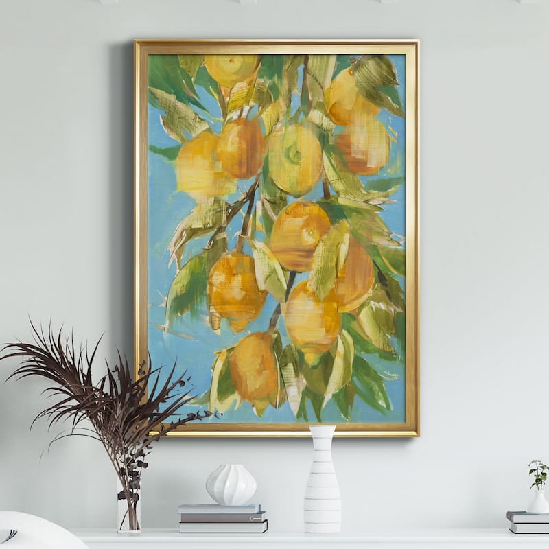 LOVELY LEMON Premium Framed Canvas - Ready to Hang