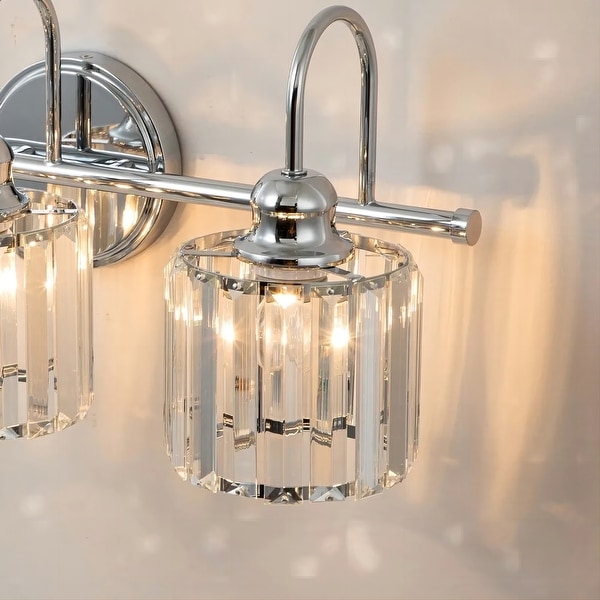 Satin chrome wall lights on sale