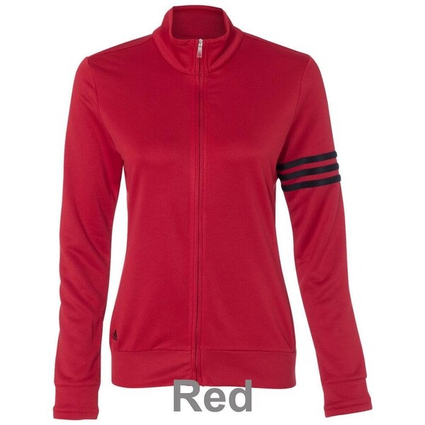 adidas - Women's ClimaLite® 3-Stripes French Terry Full-Zip Jacket