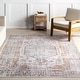 preview thumbnail 13 of 21, Nuloom Iana Medallion SplashGuard Machine Washable Area Rug