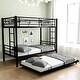 preview thumbnail 4 of 25, Sturdy Metal Twin Bunk Bed, Noise Reduced with Safety Guardrail