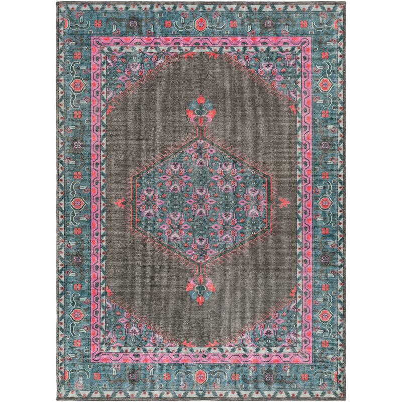 Hand-knotted Alford Boho Medallion Wool Area Rug