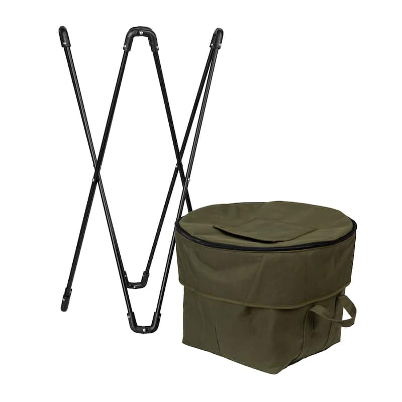 Household Essentials Thermal Standing Cooler with Travel Bag - 18.1"L x 18.1"W x 33.1"H