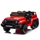 preview thumbnail 48 of 58, Battery-Powered 24V 4WD Kids Ride-On Truck with Parental Remote Control, Music, and Rocking Functionality