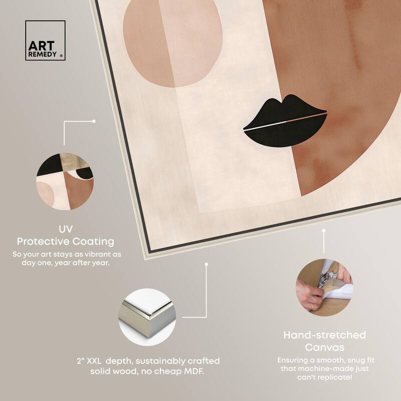 Face Moderne I Canvas by Art Remedy