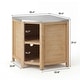 preview thumbnail 44 of 93, 100% Solid Wood Outdoor Kitchen Cabinet Set, Modular Patio BBQ Island Sideboard Buffet Pantry