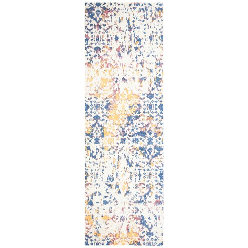 SAFAVIEH Hand-knotted Expression Erza Vintage Boho Abstract Wool Rug