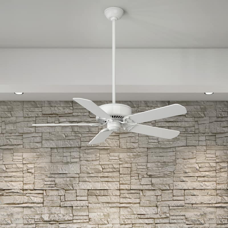Casablanca 54" Panama Ceiling Fan w/ Handheld Remote - Snow  White