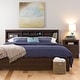 preview thumbnail 5 of 15, Prepac Fremont 2 Drawer Nightstand: Elegant Bedroom Furniture, Bedside Table with Open Shelf, Espresso