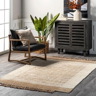 Nuloom Fletcher Casual Jute Middle Tassel Area Rug