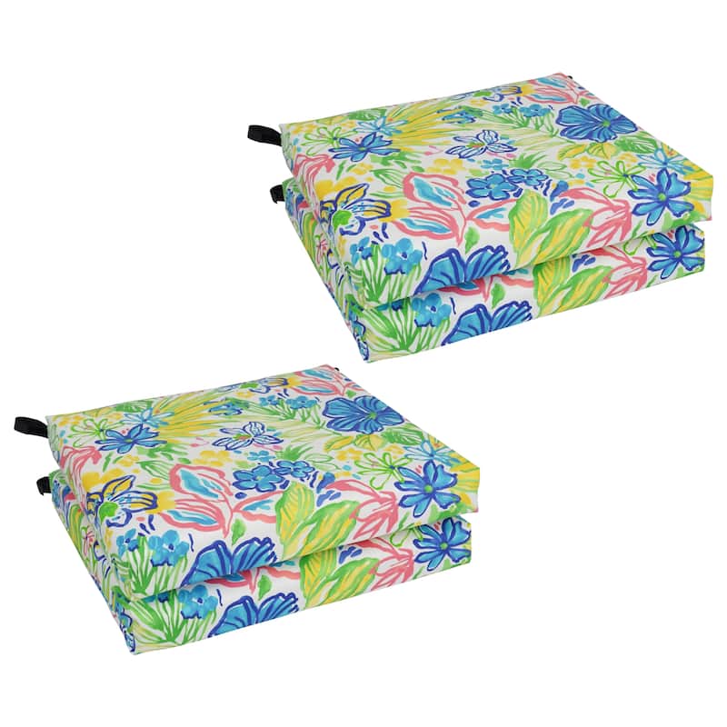 20-inch by 19-inch Indoor/Outdoor Chair Cushions (Set of 4) - 20 x 19