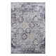 preview thumbnail 1 of 5, LOOM & LUXE Collection Grey/Blue/Traditional Non-Shedding Area Rug 120" D x 93" W x 0.28" H