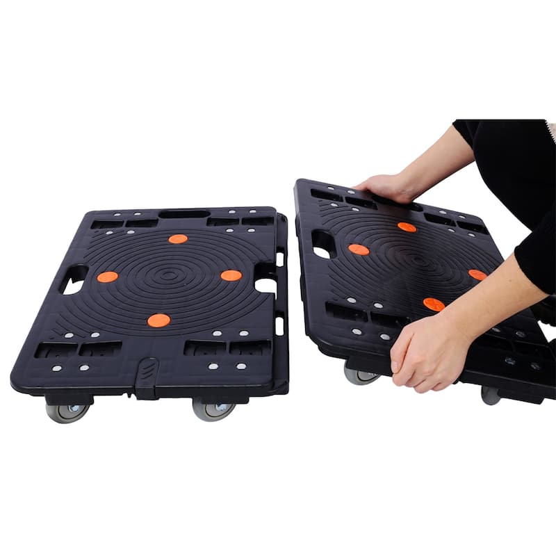 2PCS Moving Dolly,Heavy Duty Furniture Rolling Mover,Interlock Dolly
