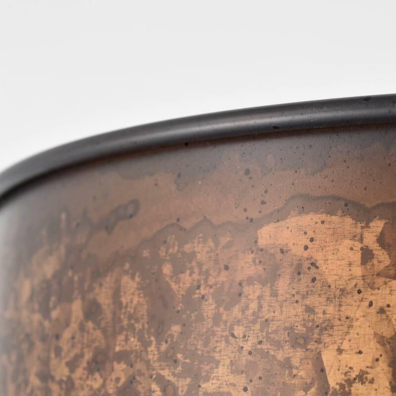 Nuvo Kettle 3 Light Flush Mount - Weathered Oxidized Bronze/Brass