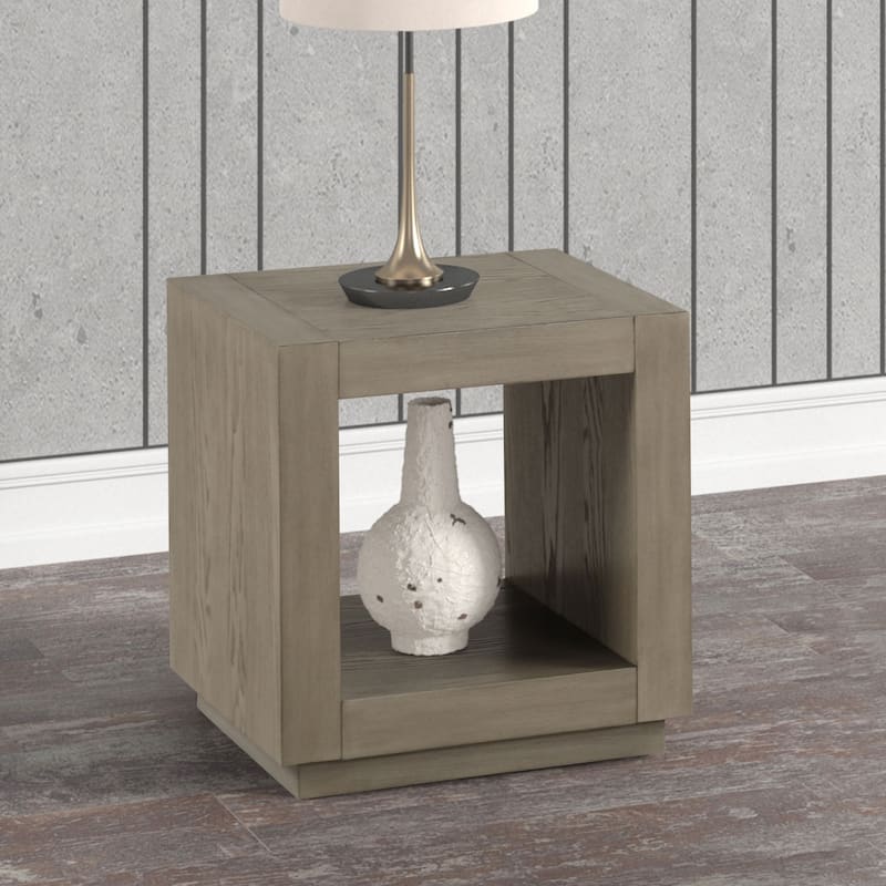 Furniture of America Gryel Modern 20-inch 1-Shelf End Table - Natural
