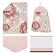 preview thumbnail 5 of 4, Boho Shabby Chic Floral Girl Nursery Crib Bedding Set Ivory Bohemian Vintage Garden Watercolor Flower Nature Elegant Rose Fringe