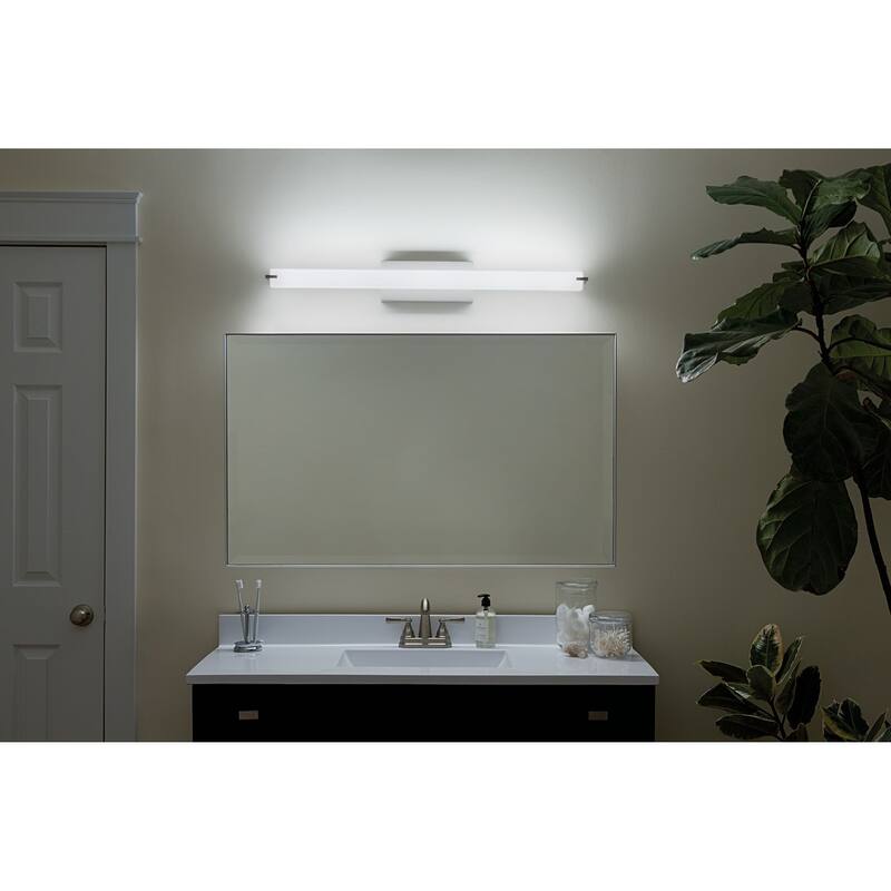 Kichler Lighting Transitional 38-inch Brushed Nickel LED Linear Bath/Vanity Light
