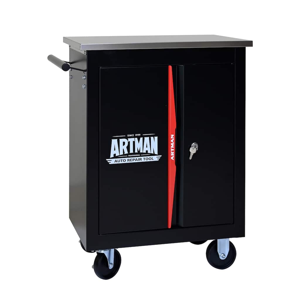 Double-Door Clapboardl Multi-Function Tool Cart