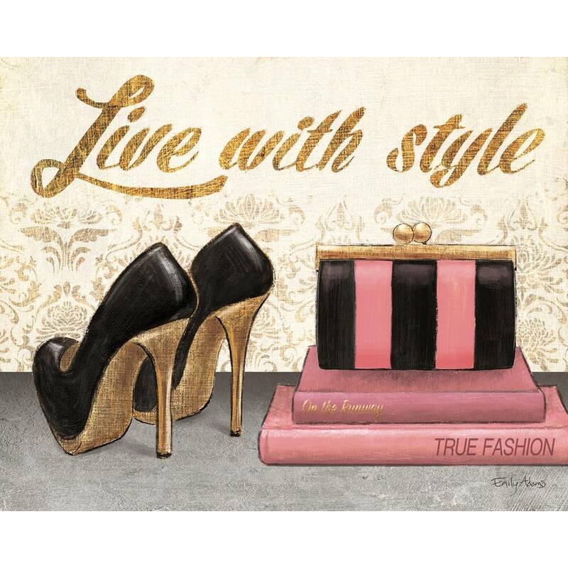 Shoe Fetish Live With Style Art Poster - Print On Demand