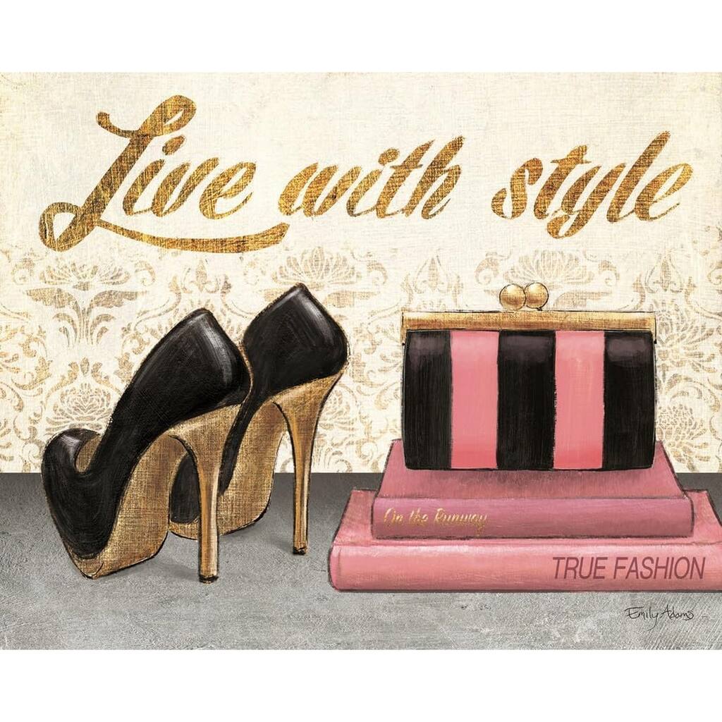 Shoe Fetish Live With Style Art Poster - Print On Demand
