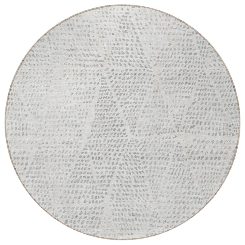 HomeRoots Geometric Transitional Rectangle Outdoor Rug