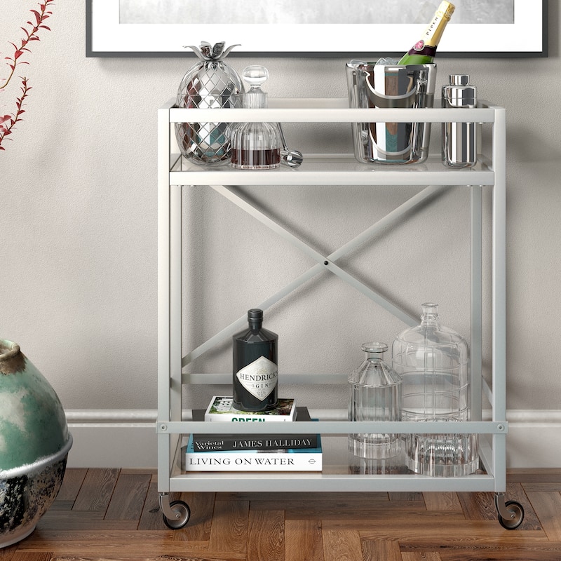 Wilson Bar Cart - Silver