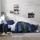 preview thumbnail 5 of 7, Nautica Solid Reversible Navy Multi-Piece Bed Set