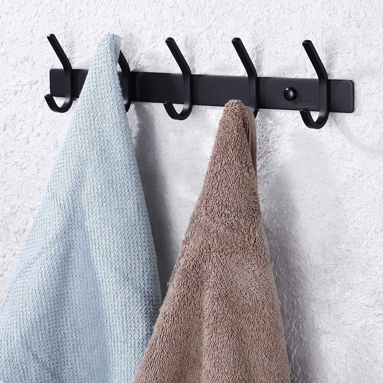 DRAKESTONE, Towel Rack w/ Hooks and Shelf